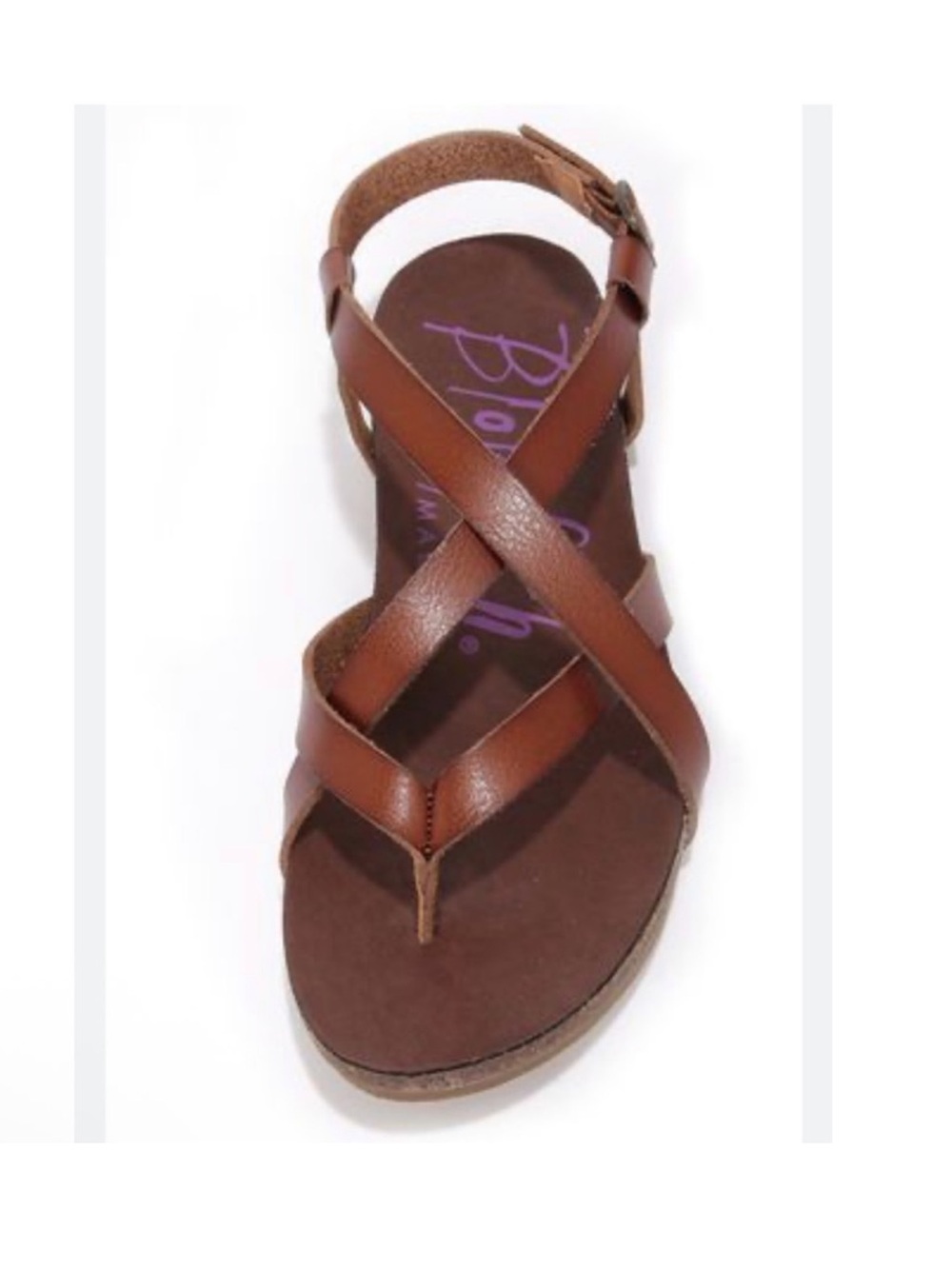 Blowfish Malibu Granola Leather Strappy Women's Sandal 7.5